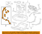 13351224 Gm Buick Oem Verano Fuel Neck Tube Pipe