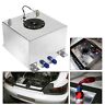 C0575 15 Gallon 57l Racing Drifting Fuel Cell Gas Tank Aluminum With Level Sender Silver