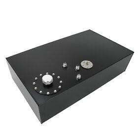 Fk38840-sy 17 Gallon 64l Black Aluminum Racing Drift Fuel Cell Gas Tank Cap Level Sender