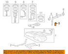 17669t2aa01 Honda Oem Accord Fuel Cover
