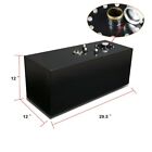 1s2346 19 Gallon 72l Fuel Cell Gas Tank Cap Level Sender Aluminum Top Feed Black