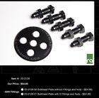 20-0128-01 Radium Bulkhead Plate With Fittings And Nuts