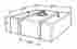 200-022-01 Jaz Black Plastic 22 Gal Circle Track Fuel Cell P N