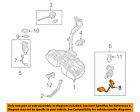 2045400917 Mercedes Gauge Tank Float Level Sending Unit