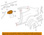 2046300967 Mercedes Oem Tank Filler Neck Tube Pipe