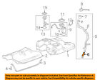 20765536 Gm Cadillac Oem Srx Fuel Hose