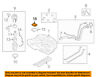 311073r000 Kia Oem Optima Fuel Cover