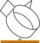 383525s Ford Oem Super Duty Fuel Hose Clamp