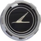 41-36517-1 Scott Drake Gas Cap Chrome With Gold Falcon On Black