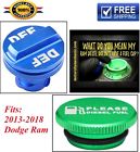 43249-113344 Def Green Diesel Fuel Cap Blue For Dodge 725627490118