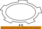 4809695aa Mopar Chrysler Oem Pacifica Pump Assembly Retainer Nut