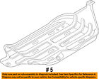 52029929ab Mopar Jeep Chrysler Oem Compass Fuel Plate Right