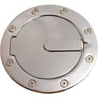 6107c All Sales New Fuel Door Gas Tank Cover Chrome Chevy