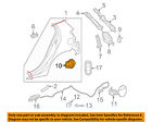 6172552080 Toyota Oem Tank Filler Neck Tube Pipe
