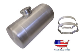 610c18 6x10 Center Fill Spun Aluminum Gas Tank 1 Gallon Go Kart Mini Bike 1/8npt