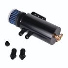 7428194990359 Unbranded Black Oil Catch Can Reservoir Tank Breather