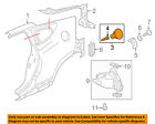 74480szta00za Honda Oem 11-15 Cr-z