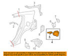 74480tm8a01za Honda Oem 2011 Insight