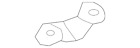88973469 Gm Pontiac Genuine Vibe Filler Pipe Upper Support