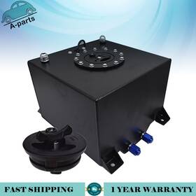 Apt66682 A-parts-a 5 Gallon Coated Black Aluminum Fuel Cell Gas Tank And Level Sender Racing/drifting