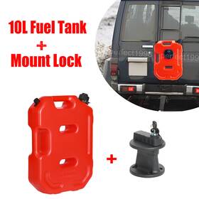 21006-10l Aaiwa Fuel Gas Tank Portable Emergency Can 2.64 Gal/10l With Lock Motorcycle Atv Suv