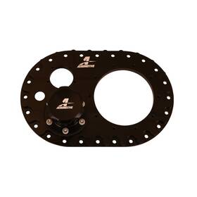 Aeromotive 684980013214 Fuel Cell Filler Plate Assembly 6 X 10 In Aluminum Black Anodized