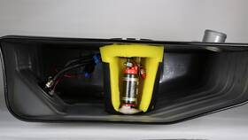 18499 Aeromotive Fuel System Gen Ii Stealth Tank With 340 Pump For 55-57 Chevy Tri Five