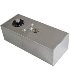 495216 Aftermarket Aluminum 15 Gallon/60l Racing/drift Fuel Cell Gas Tank Cap Level Sender Silver