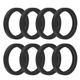 Al12585 Alamscn 8pcs Gas Can Spout Gasket Seals Replacement Rubber Gaskets Black