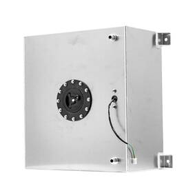 Pqy-tk41 Alloyworks 60l Polished Aluminum Fuel Cell Gas Tank 15 Gallon With Level Sender Universal