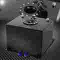 Aluftt3bk Deep Stage Garage 8 Gallon Lightweight Black Coat Aluminum Gas Fuel Cell Tank 2 Sump Level Sender
