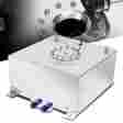 Aluftt4alu Dna Motor Inc 10 Gallon 38l Full Aluminum Racing Drifting Fuel Gas Cell Tank Cap Level Sender