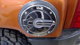 177.am1407 American Motors 2007 Hummer H3 Chrome Gas Tank Door 471000