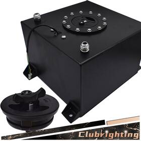 Cb2045867 Antoc Tool Aluminum Black 5 Gallon Coated Fuel Cell Gas Tank And Level Sender Racing/drifting