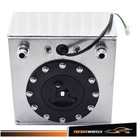 Fh2058582l Antoc Tool Aluminum Racing Drift With Level Sender 9.5l 2.5 Gallon Fuel Cell Tank Polished
