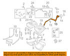 Ar3z9034f Ford Oem Mustang Fuel Neck Tube Pipe