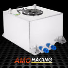 Ar65517 Amoracing New Gallon Silver Polished Aluminum Race Drift Fuel Cell