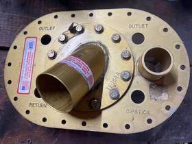 Tf525 Atl Fuel Cells 2-1/4 O.d. Fill With Paddle Valve And Tf 193a Plate