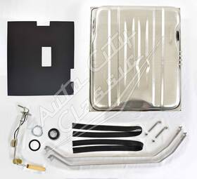 16sender Auto City Classic Inc. Cr8fq Gas Tank Kit For 71 Early 72 Challenger Oe Grade Steel 5/16sender Strap Seal Pad