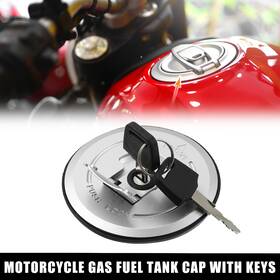 Automall Tech 726215359039 1 Set Motorcycle Gas Tank Cover Locking Fuel Cap With Keys For Honda Cb-1