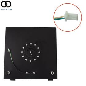 Apo152424 Autoooparts 10 Gallon Black Coated Aluminum Racing/drifting Fuel Cell Gas Tank&level Sender