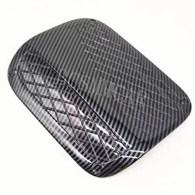 Ftbd-yx1 Bcsmmcar Carbon Fiber Look Fuel Tank Door Gas Filler Cover Fit For Toyota Camry 2018-2023