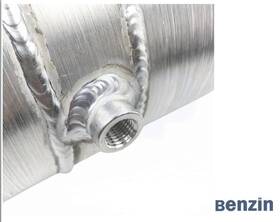 Benzin M318 Universal 6ftft X 8ftft 3/4 Gallon 1/4ftft Npt Spun Aluminum Round Gas Tank /fuel