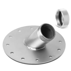 Sy-ft-ct1-sl Bezt Silver 45 12-bolt Stainless Steel Fuel Cell Gas Tank Filler Neck With Aluminum Cap