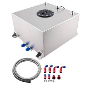 Bfo 0frowg Aluminum Racing Fuel Tank 10 Gal For Street Rod Hot Track Car With Line Kit