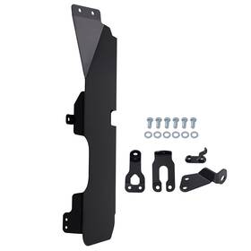 1r9qmg Bfo Steel Gas Tank Skid Plate Set Fits For Jeep Wrangler Jk 4wd 2-door 2007-18 Black