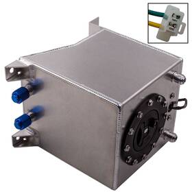 21q60b Bfo 2.5 Gallon Aluminum Racing/drift Fuel Cell Tank Can And Level Sender 9.5l New