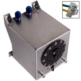3qwg81 Bfo 2.5 Gallon 9.5l Racing Drift Fuel Cell Surge Tank Can With Level Sender Sliver
