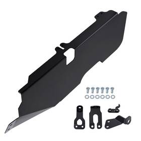 7ax3vr Bfo Steel Gas Tank Skid Plate Fit 2007-18 Jeep Wrangler Jk 4wd 2-door Black