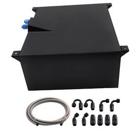 Bfo Ayb3j2 20 Gallon Aluminum Fuel Cell With Cap Level Sender Line Kit For Hot Rod